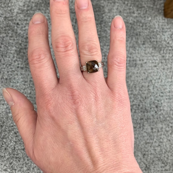 Effy Smokey quartz ring. Size 7 - Picture 5 of 5